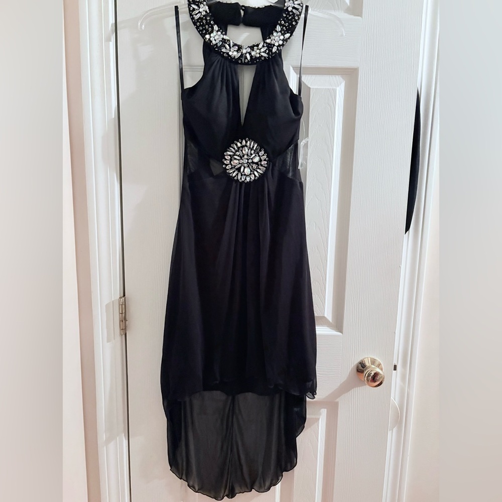 Frederick's of Hollywood Black High Low Dress